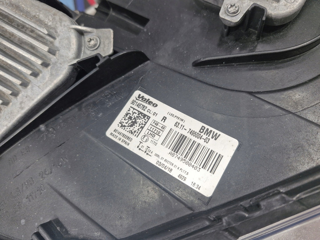 Frontscheinwerfer BMW X1 F48 7495004-03 Xenon Rechts Scheinwerfer Headlight SCH5014173258fz