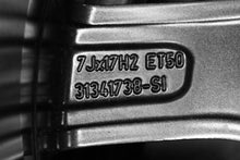 Laden Sie das Bild in den Galerie-Viewer, 1x Alufelge 17 Zoll 7.0&quot; 5x108 50ET Glanz Graphit 31400291 Volvo S60 V60 V70