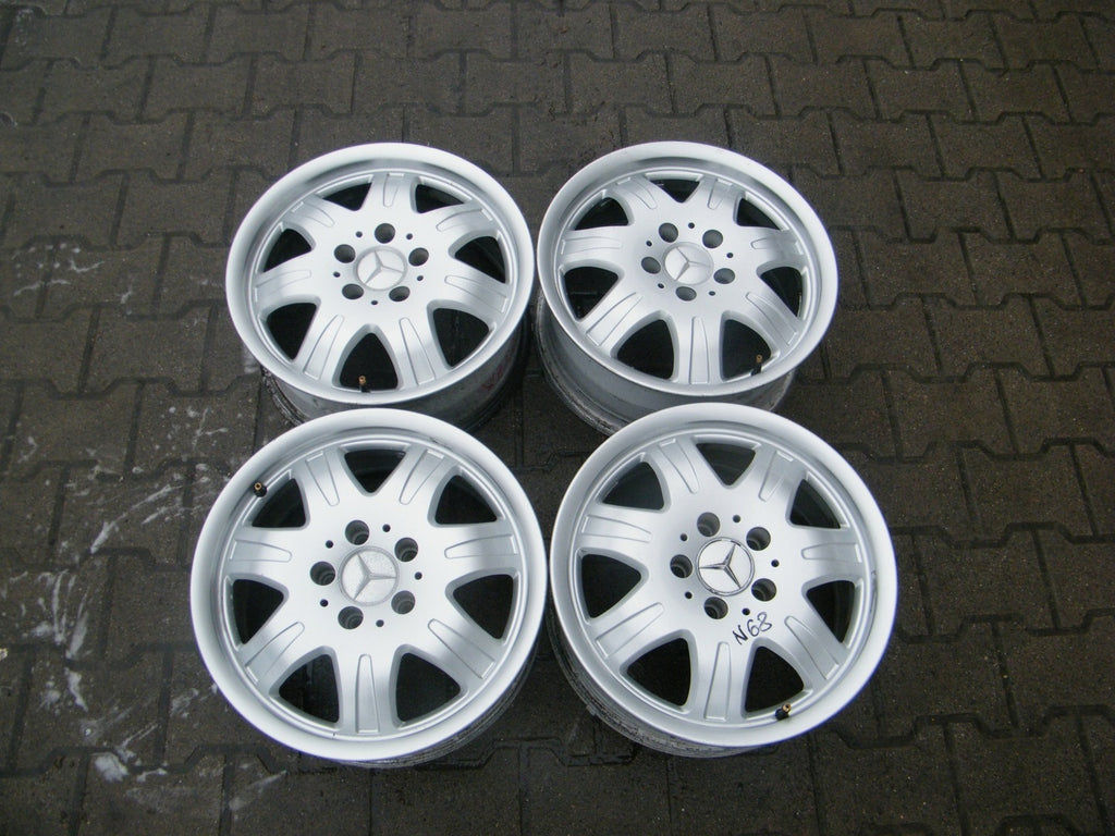 4x Alufelge 16 Zoll 7.0" 5x112 34ET Glanz Silber A2464010502 Mercedes-Benz Slk