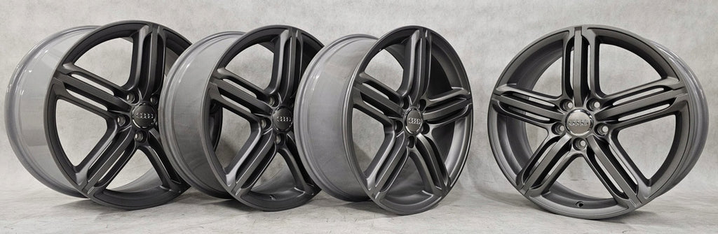 4x Alufelge 18 Zoll 7.5" 5x112 54ET Glanz Silber 8P0601025 Audi A3 Rim Wheel FEL9887001629ah