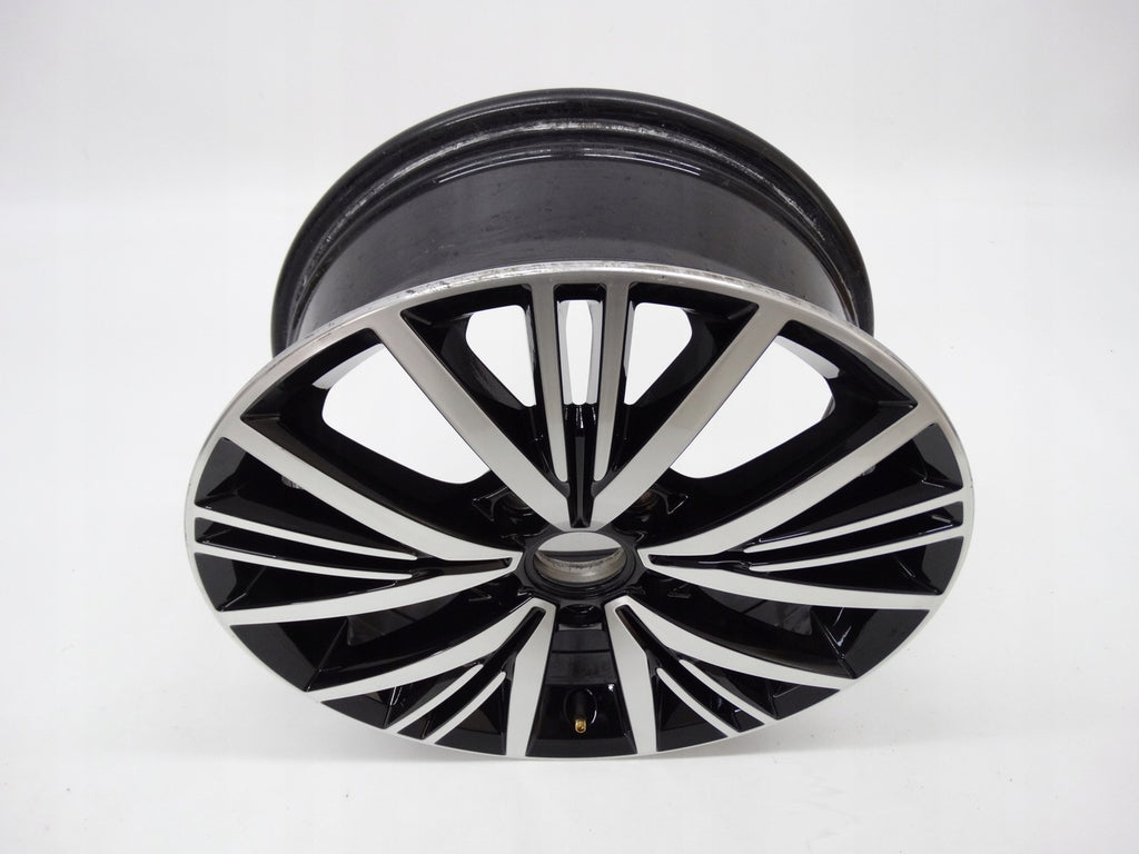 1x Alufelge 16 Zoll 6.5" 5x112 46ET Glanz Schwarz 5G0601025CD VW Golf Vii