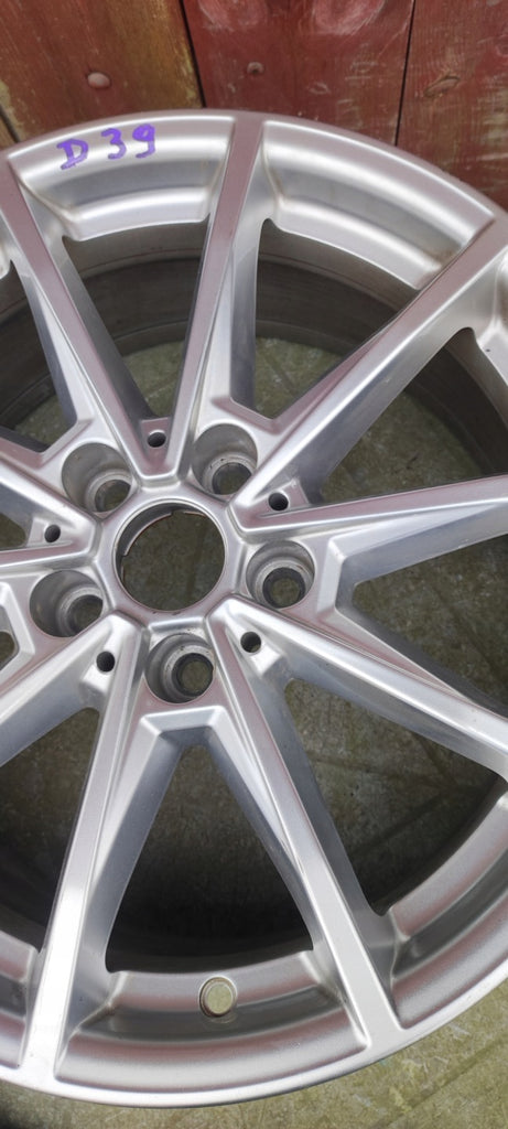 1x Alufelge 17 Zoll 7.5" 5x112 30ET Glanz Silber 6896762 BMW G30 4 G22 3 G20 G26 FEL3069537562bc