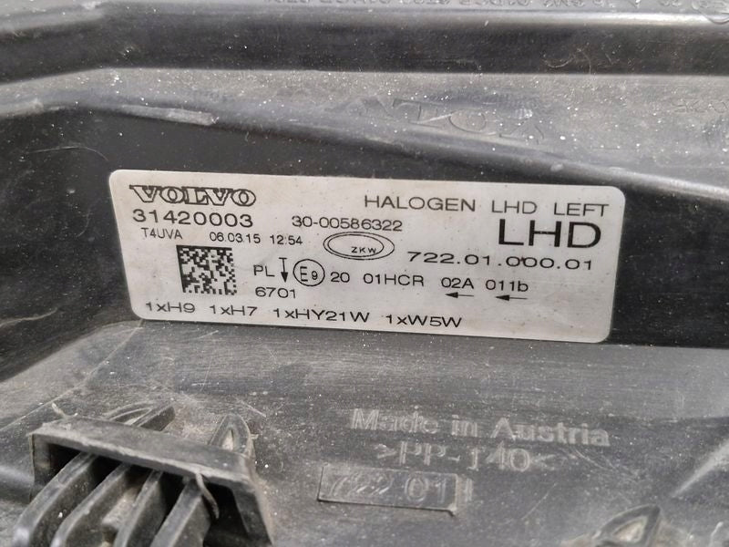 Frontscheinwerfer Volvo V40 31420003 Links Scheinwerfer Headlight SCH4587234744gs
