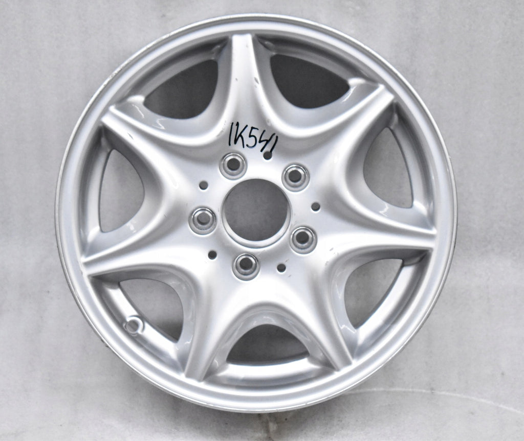 1x Alufelge 15 Zoll 6.5" 5x112 31ET Glanz Silber A2034010102 Mercedes-Benz W203