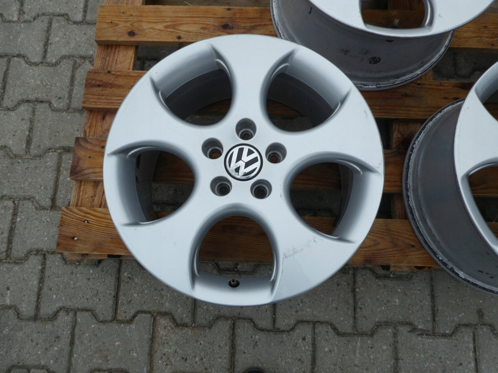 4x Alufelge 17 Zoll 7.5" 5x112 51ET Glanz Silber 1K0601025BB VW Rim Wheel FEL8276220864ua