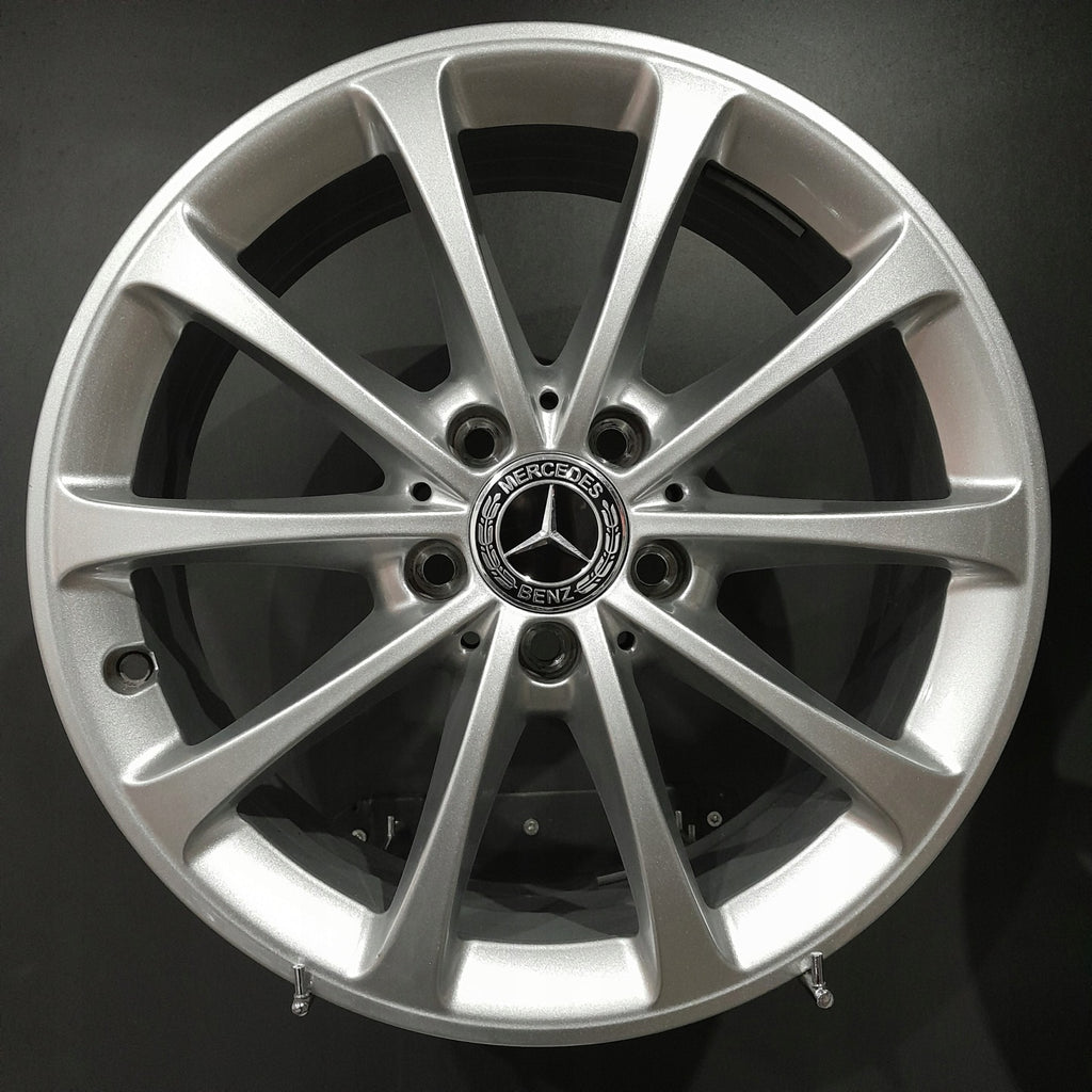 4x Alufelge 17 Zoll 6.5" 5x112 44ET Glanz Silber A1774010300 Mercedes-Benz W177 FEL6285471864gi