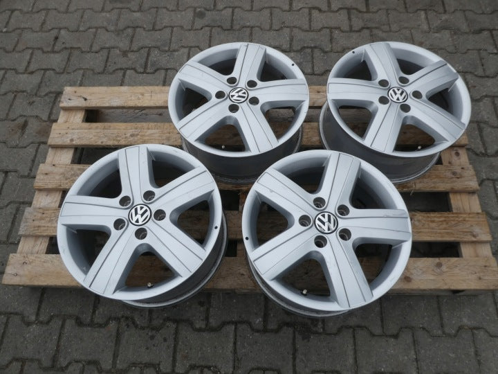 4x Alufelge 17 Zoll 7.0" 5x120 55ET Glanz Silber 7H0601025 VW T6 T5 Rim Wheel FEL5065428278uv