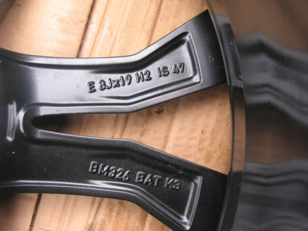 1x Alufelge 19 Zoll 8.0" 5x112 47ET Glanz Graphit 8008616 BMW Rim Wheel FEL5146663966sh