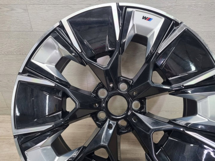 1x Alufelge 20 Zoll 8.0" 5x112 26ET Glanz Schwarz 7916267 BMW Ix3 G08 Mg FEL1054115500ds