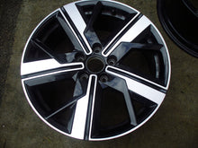 Load image into Gallery viewer, 1x Alufelge 18 Zoll 7.0" 5x112 49ET Glanz Schwarz 2K7601025B VW Caddy V I FEL8280504836oo