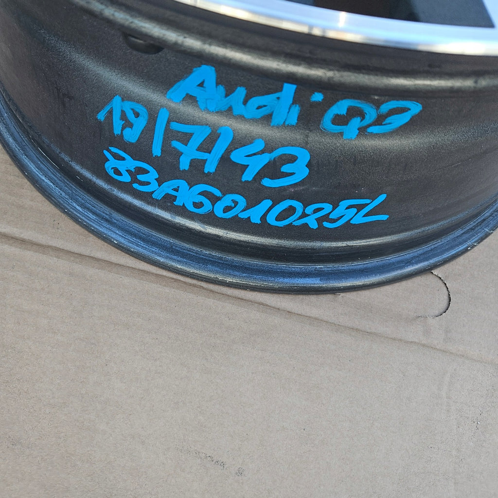 1x Alufelge 19 Zoll 7.0" 5x112 43ET Glanz Schwarz 83A601025L Audi Q3 Mg FEL1792874123ns