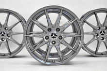 Load image into Gallery viewer, 4x Alufelge 17 Zoll 6.5" 5x112 49ET Glanz Grau A2464010102 Mercedes-Benz W176 FEL4896661548vb