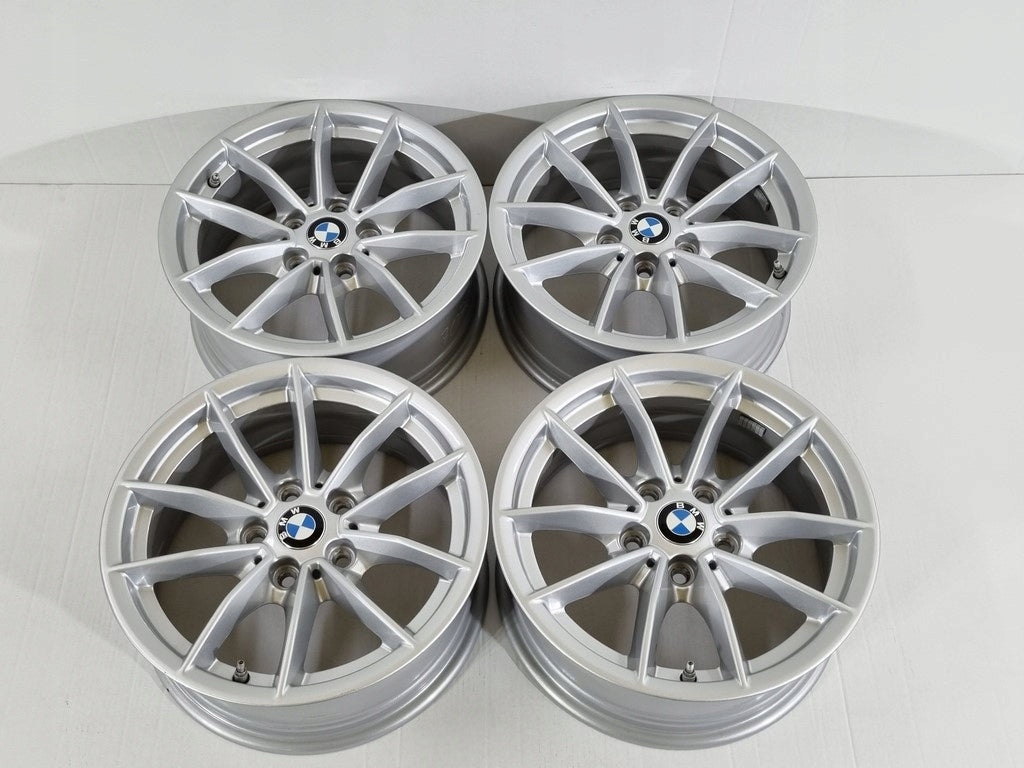 4x Alufelge 16 Zoll 6.5" 5x112 22ET Glanz Silber 6876921 BMW Rim Wheel FEL1283093627vd