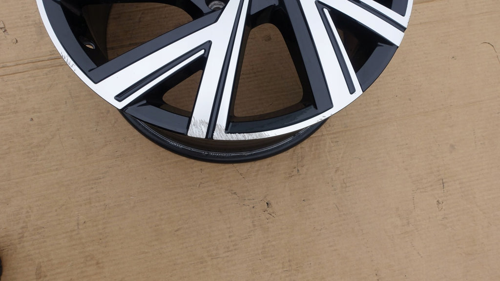 1x Alufelge 18 Zoll 7.5" 5x112 51ET Glanz Schwarz 5H0601025M VW Golf Rim Wheel FEL5795309620xh