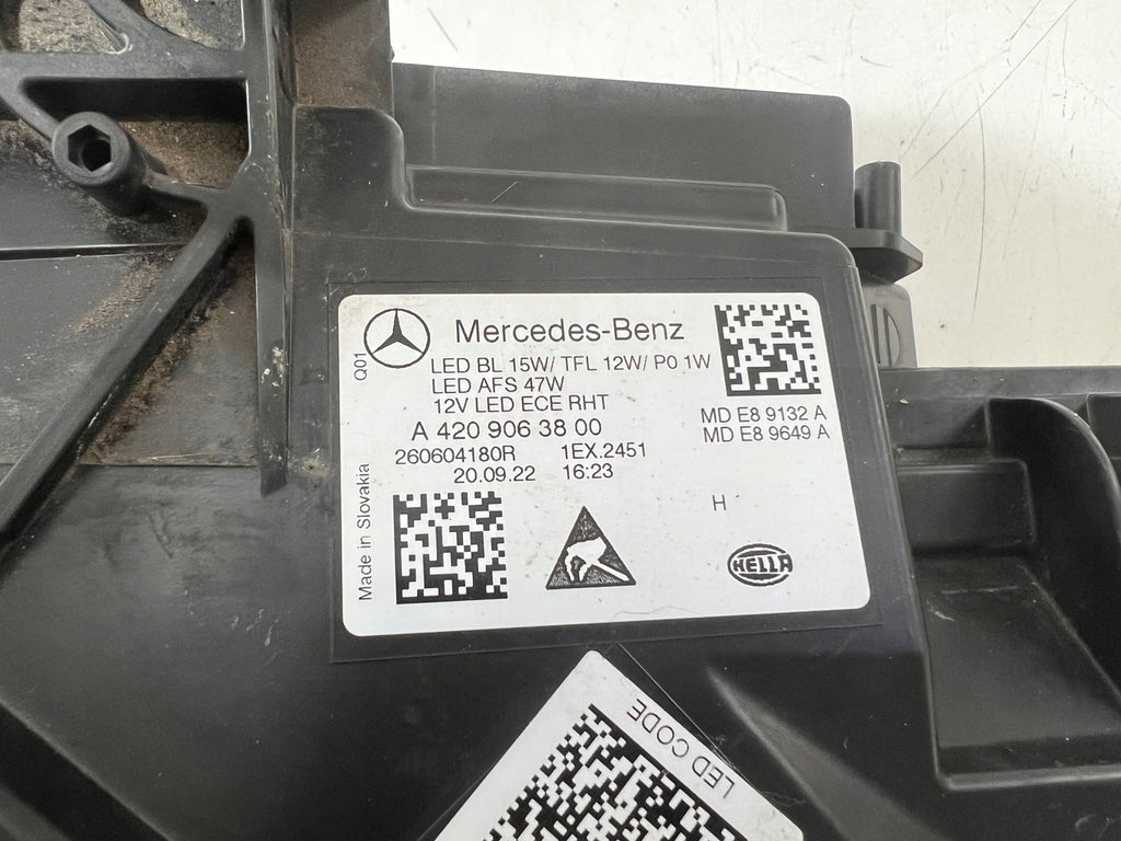Frontscheinwerfer Mercedes-Benz Citan A4209063800 Full LED Links Headlight SCH6448537947zw