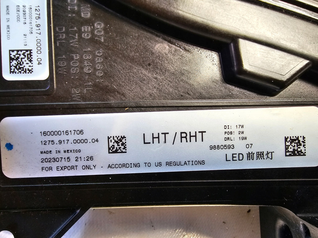 Frontscheinwerfer BMW X7 G07 9880593-07 LED Links Scheinwerfer Headlight SCH3034243730xx