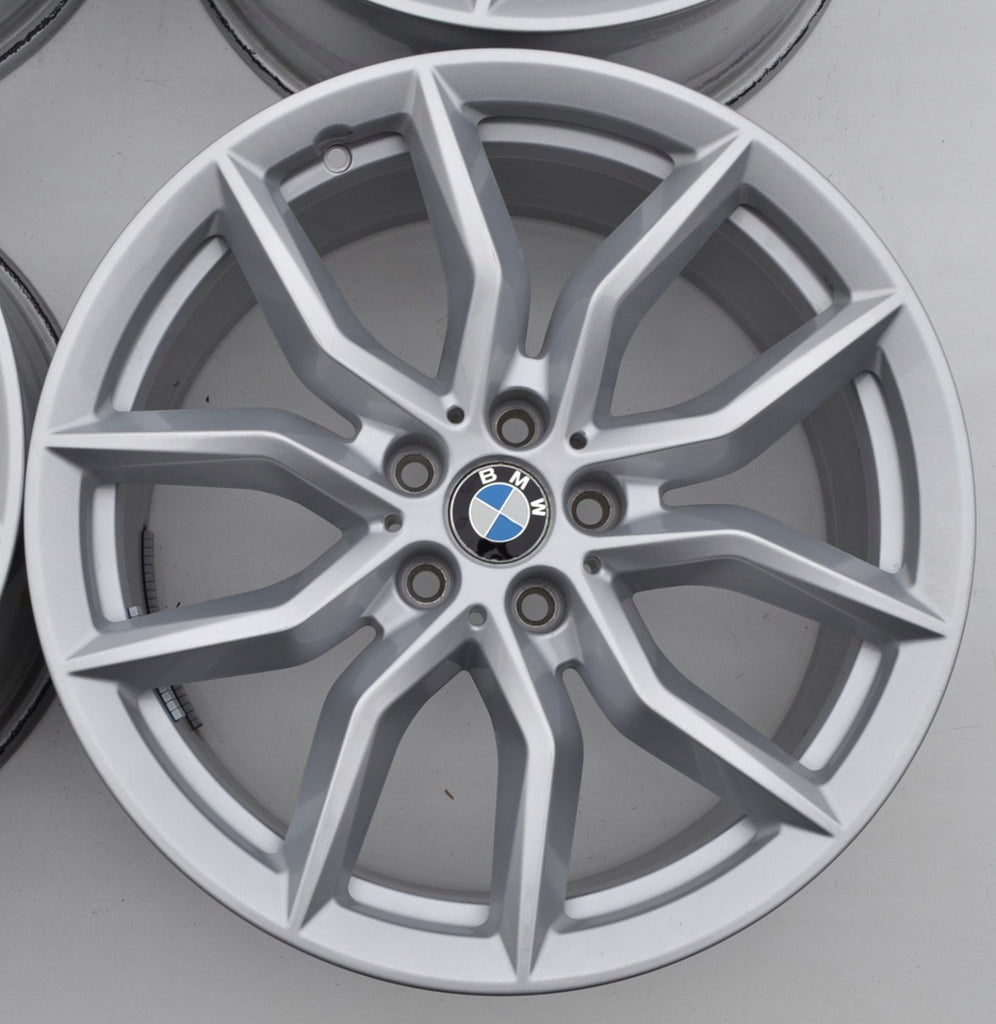 4x Alufelge 19 Zoll 9.0" 5x112 38ET Glanz Silber 6880685 BMW X5 G05 G06 FEL6967511436yz