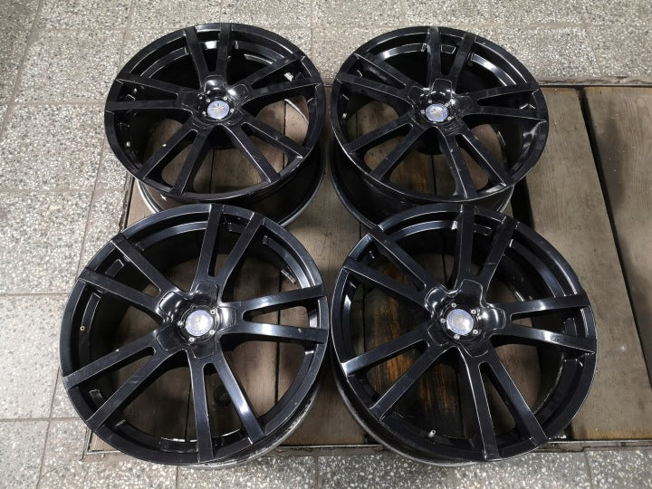 4x Alufelge 20 Zoll 8.5" 5x112 24ET Glanz Schwarz Rim Wheel FEL9486039739dt