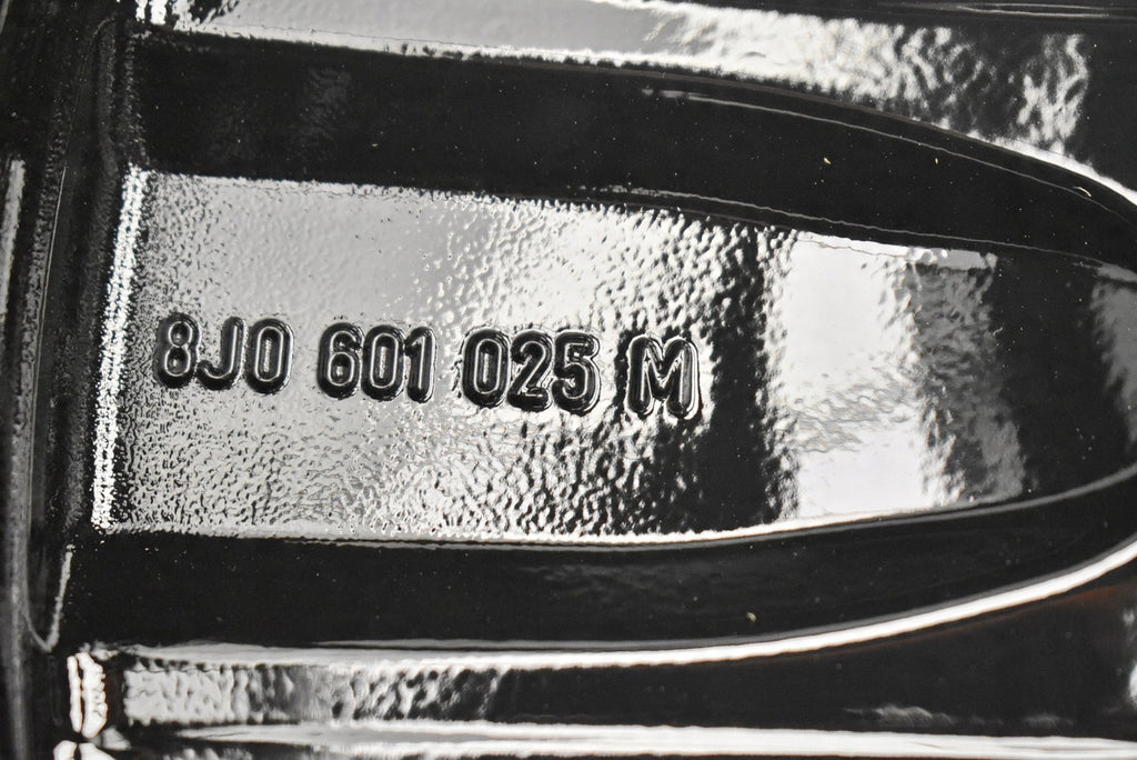 4x Alufelge 18 Zoll 9.0" 5x112 52ET Glanz Schwarz 8J0601025M Audi Rim Wheel