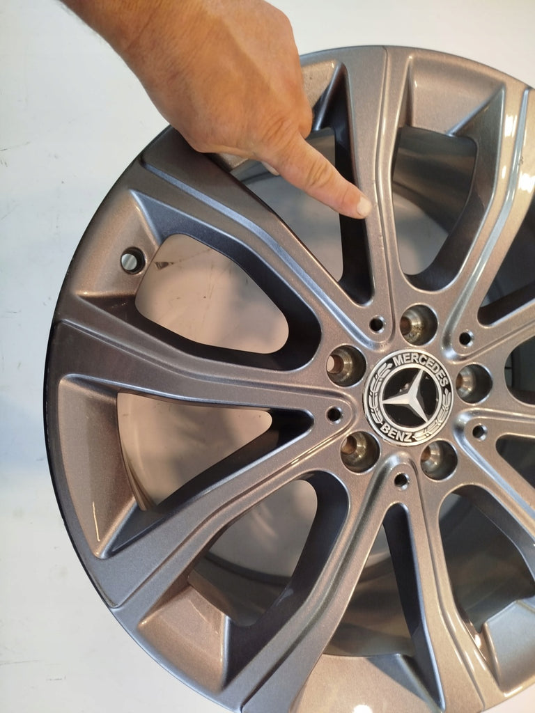 1x Alufelge 19 Zoll 8.0" 5x112 56ET Glanz Graphit A1664011500 Mercedes-Benz FEL5800357663dp