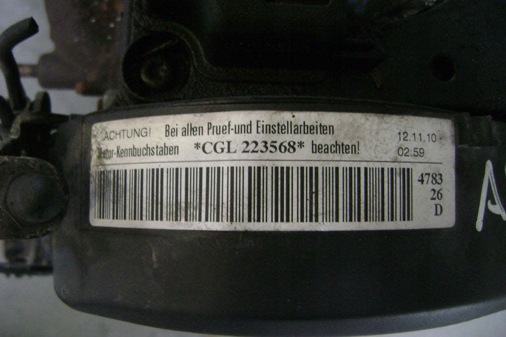 Motor Audi A5 CGL 2.0 TDI 2010 Diesel Engine Unkomplett