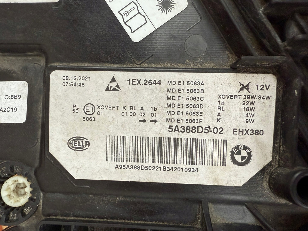 Frontscheinwerfer BMW G31 G30 F90 5A388D5-02 Laser Links Scheinwerfer Headlight SCH9246257359tk