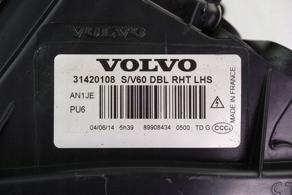 Frontscheinwerfer Volvo S60 V60 31420108 Xenon Links Scheinwerfer Headlight SCH1714334339ny