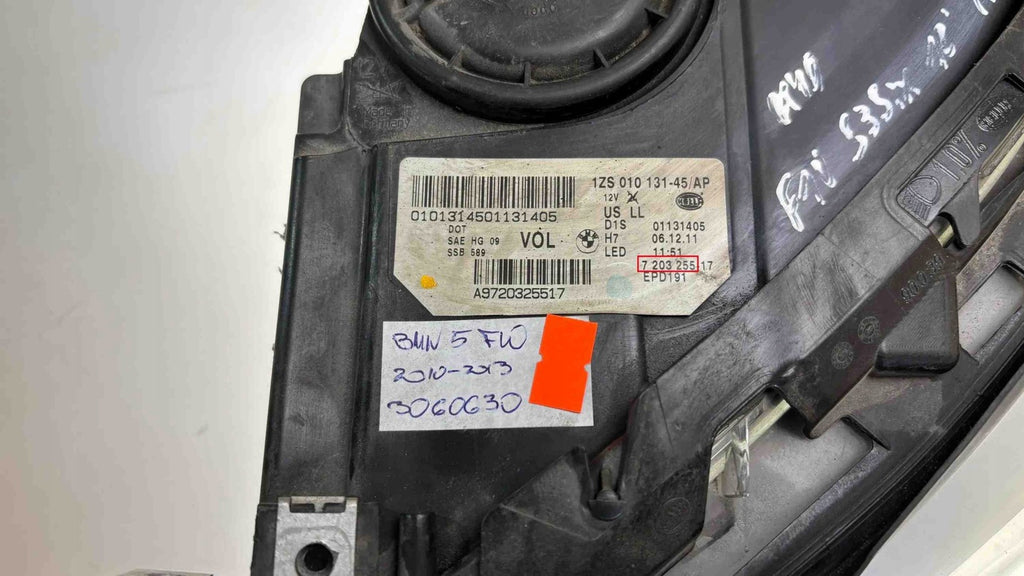 Frontscheinwerfer BMW 5 Touring F11 F10 7203255 Rechts Scheinwerfer Headlight SCH5599176757ac