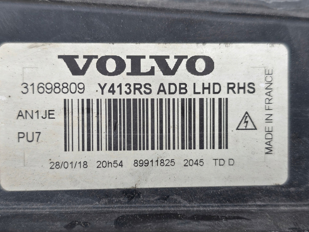 Frontscheinwerfer Volvo Xc60 31698809 Bi-Xenon Rechts Scheinwerfer Headlight SCH8326103619uc