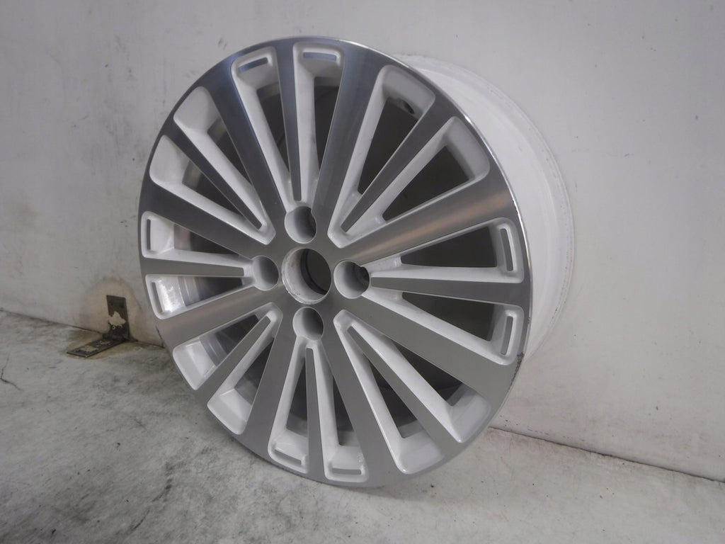 1x Alufelge 16 Zoll 7.0" 4x100 37ET Glanz Weiß 403007684R Dacia III 1 Twingo FEL8417990013lv