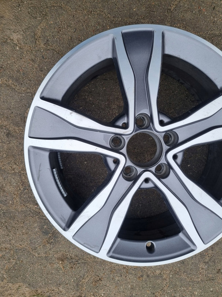 1x Alufelge 17 Zoll 7.0" 5x112 48ET Glanz Grau A2054010800 Mercedes-Benz W205 Mg