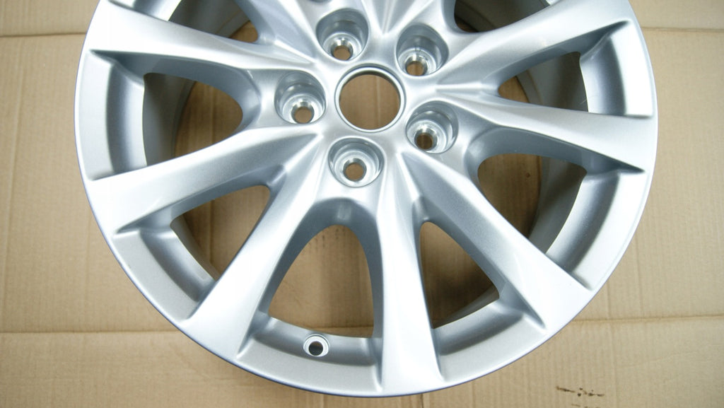 1x Alufelge 17 Zoll 7.5" 5x114.3 50ET Glanz Silber 9965077570 Mazda 5 I FEL8304867887fc