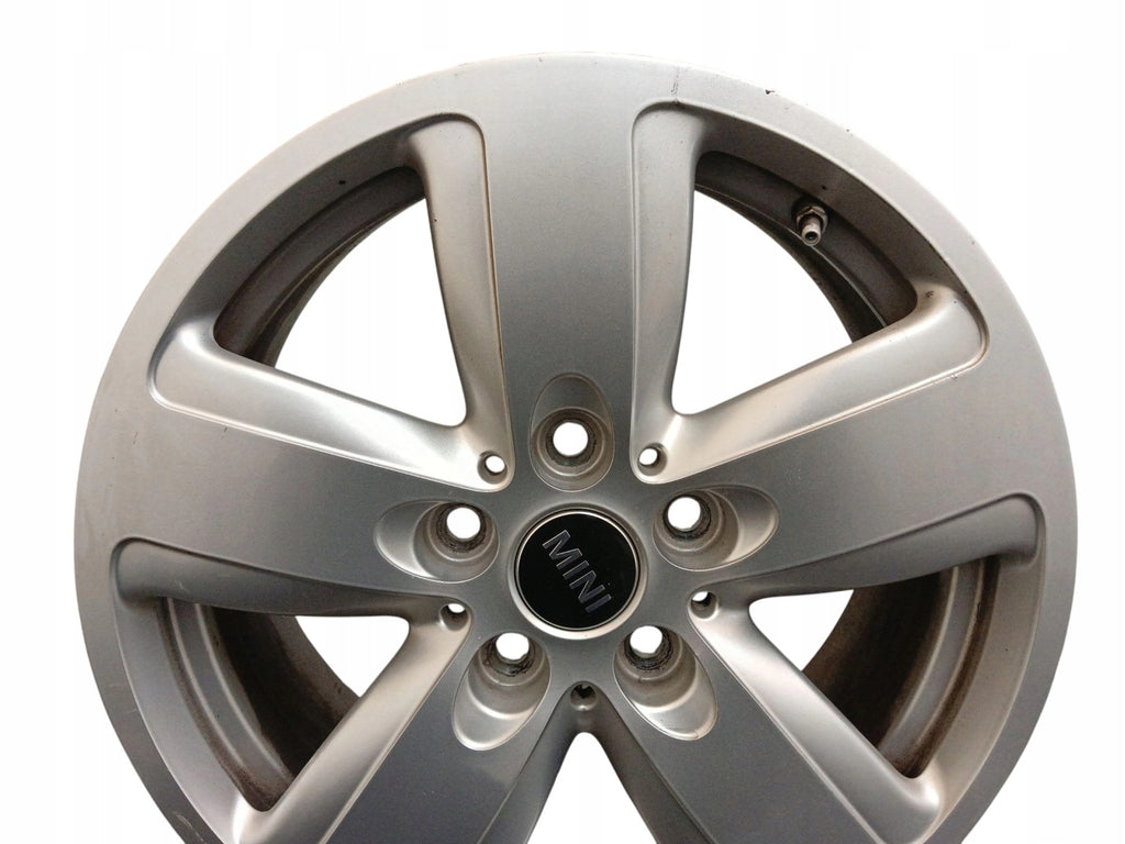 1x Alufelge 16 Zoll 7.0" 5x112 52ET Glanz Silber 6856043 Mini Clubman F54 FEL3394150640zo