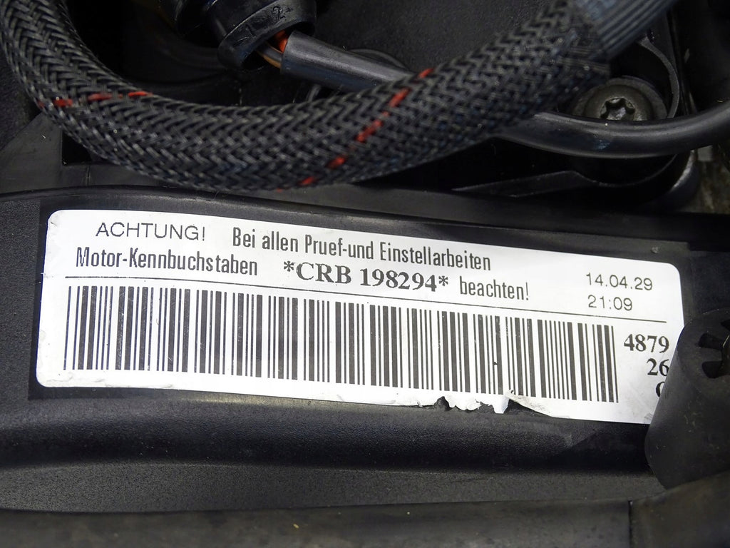Motor Audi A3 CRB CRBC 2.0 TDI 150PS 110kW 120TKm Diesel Engine Unkomplett