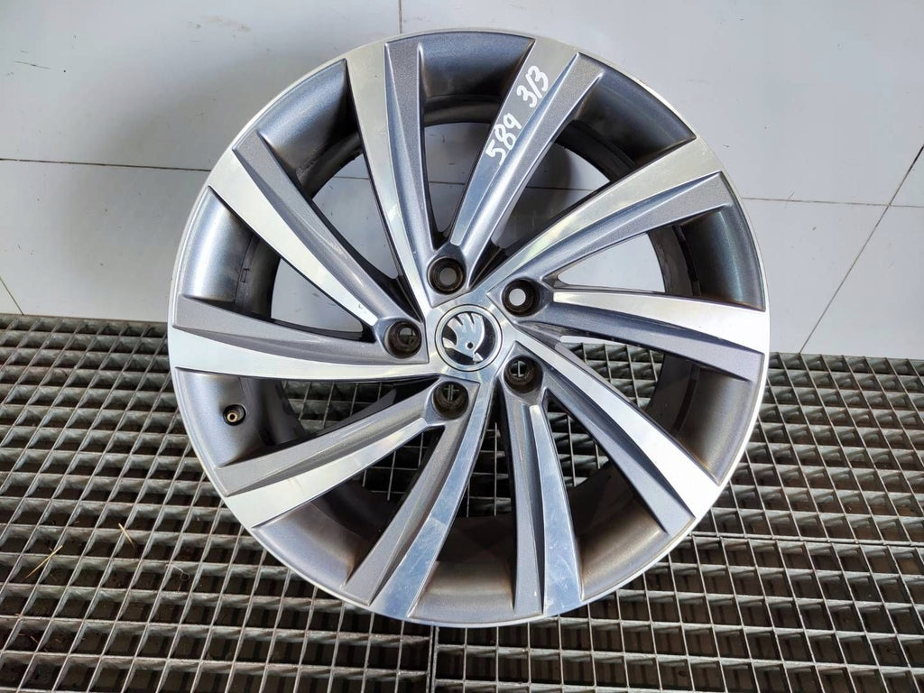1x Alufelge 18 Zoll 7.5" 5x112 5E3601025AG Skoda Octavia Iv Rim Wheel FEL8783049202dm