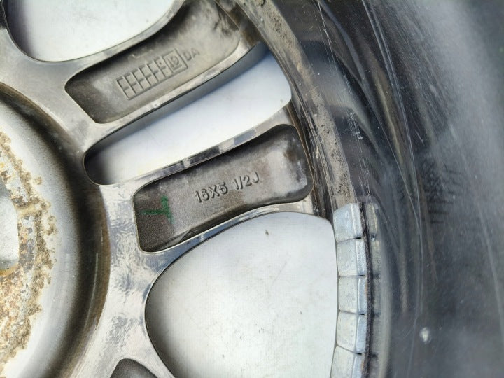 1x Alufelge 16 Zoll 5.5" 4x100 40ET Glanz Graphit 9965445560 Mazda 2 Rim Wheel FEL9452132908ms