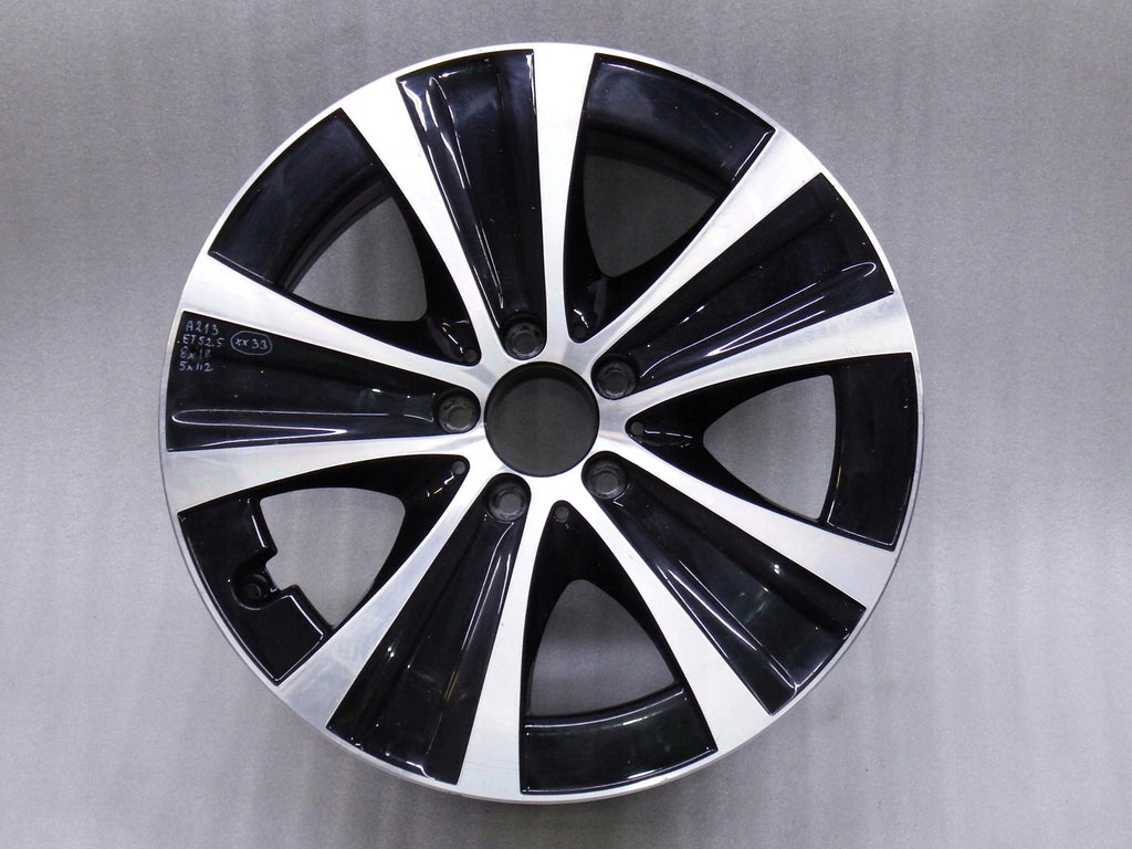 1x Alufelge 18 Zoll 9.0" 5x112 52ET Glanz Schwarz A2134015300 Mercedes-Benz