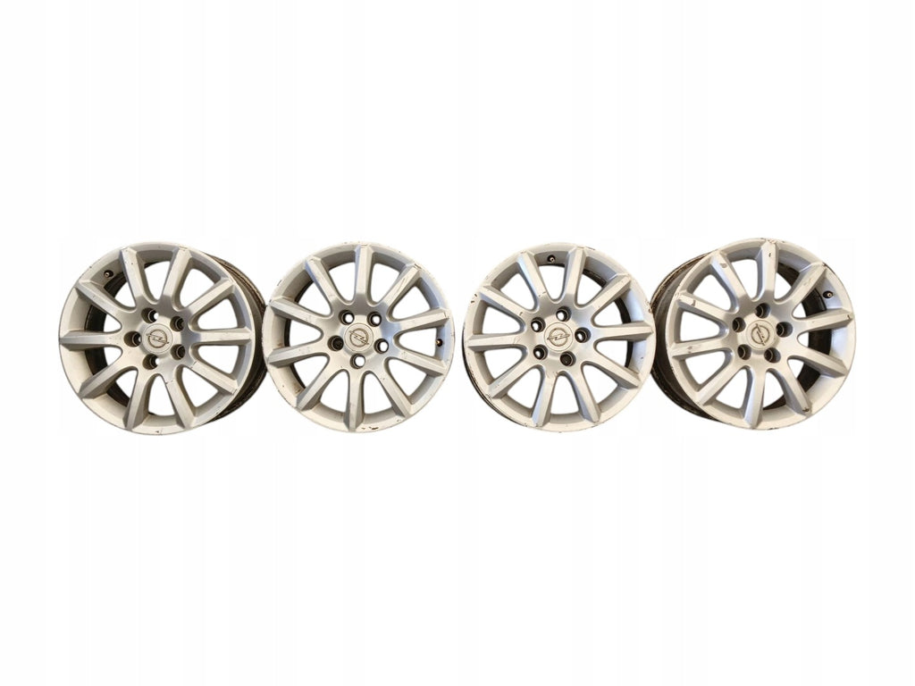 4x Alufelge 16 Zoll 6.5" 5x110 Glanz Silber Opel Astra Zafira B Rim Wheel FEL7439622352al