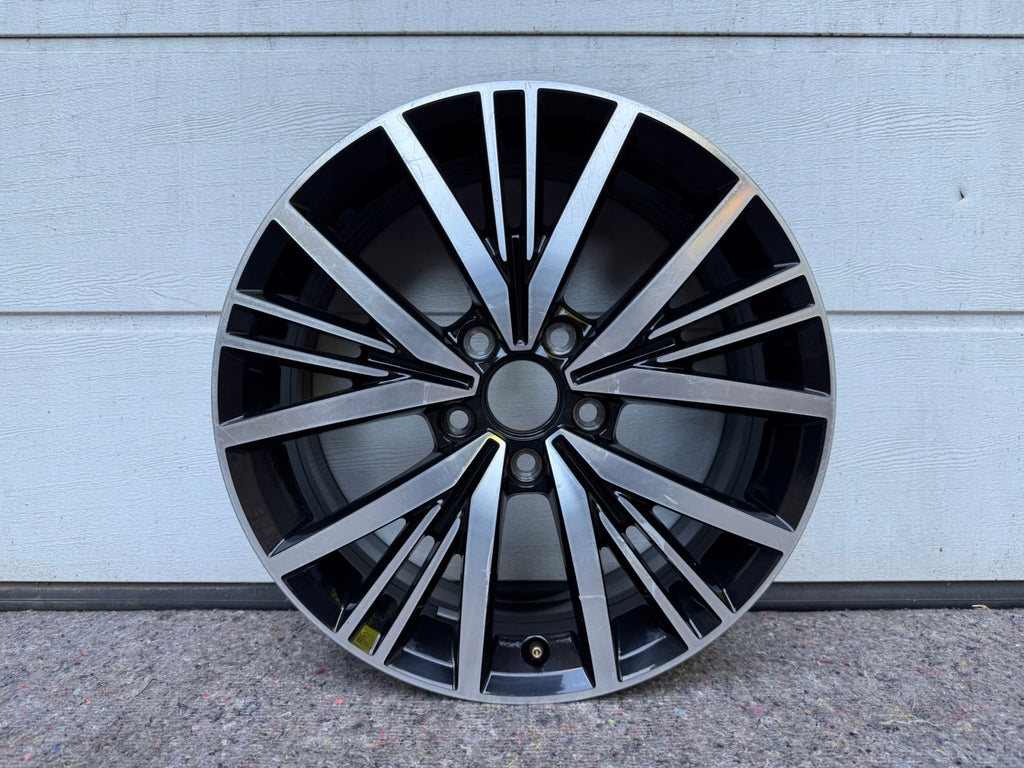 1x Alufelge 17 Zoll 7.0" 5x112 54ET Glanz Schwarz 5K0601025AS VW Golf VI I Caddy FEL9359761092cj