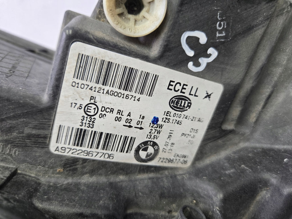 Frontscheinwerfer BMW F21 F20 7229677 Xenon Links Scheinwerfer Headlight SCH1852283300yg