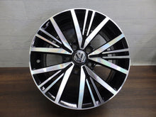 Laden Sie das Bild in den Galerie-Viewer, 4x Alufelge 16 Zoll 6.5" 5x112 46ET Glanz Schwarz 5G0601025 VW Golf Vii FEL9459933133fo