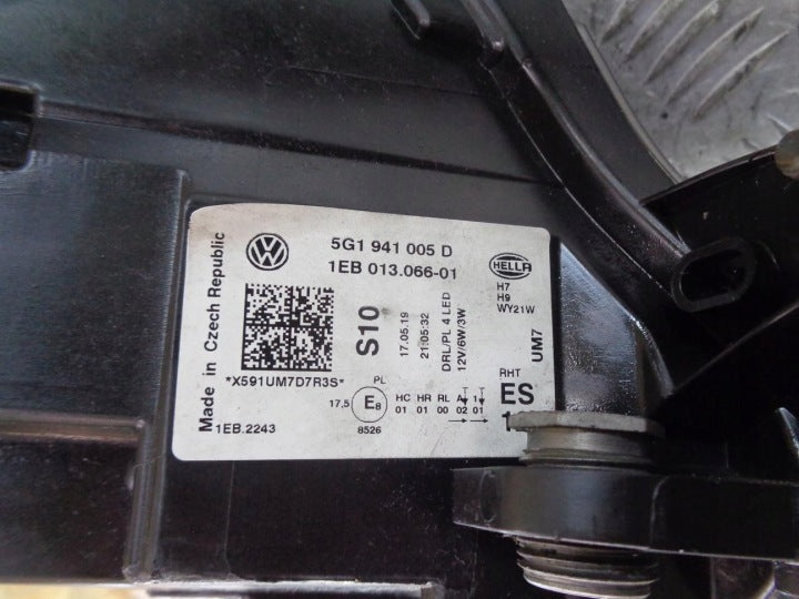 Frontscheinwerfer VW Golf VII 5G1941005D LED Links Scheinwerfer Headlight SCH1442176220pa