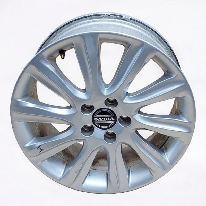 1x Alufelge 17 Zoll 7.0" 5x108 50ET Glanz Silber 31381857 Volvo Rim Wheel