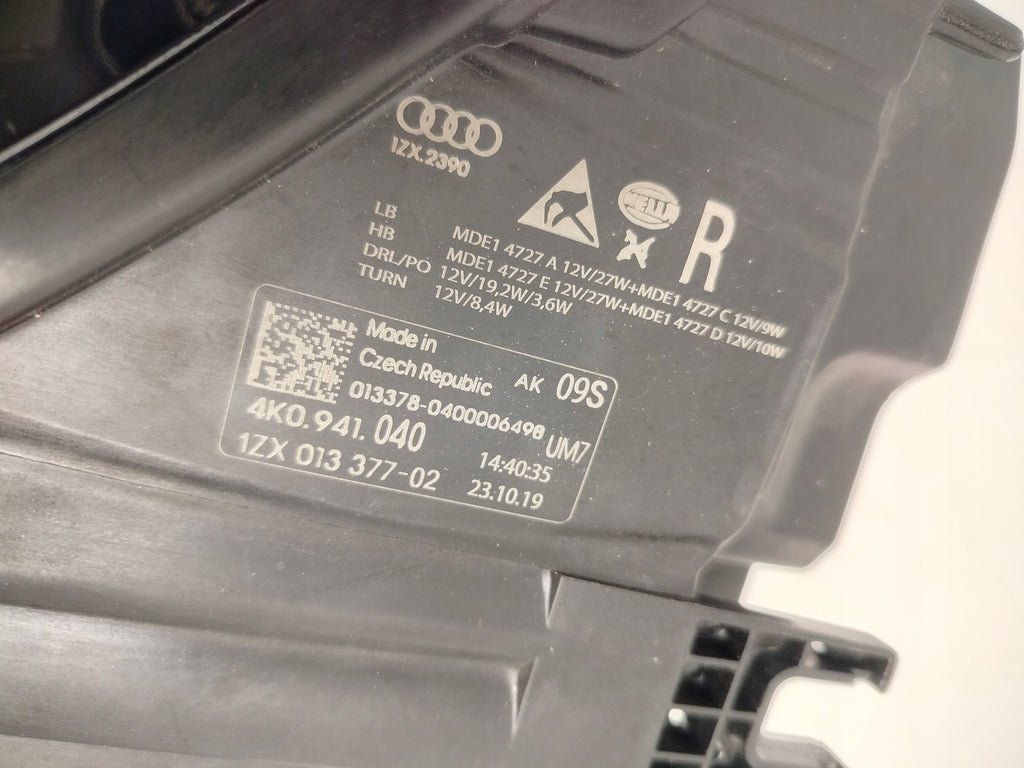 Frontscheinwerfer Audi A6 C8 4K0941040 Full LED Rechts Scheinwerfer Headlight SCH5436708478pz