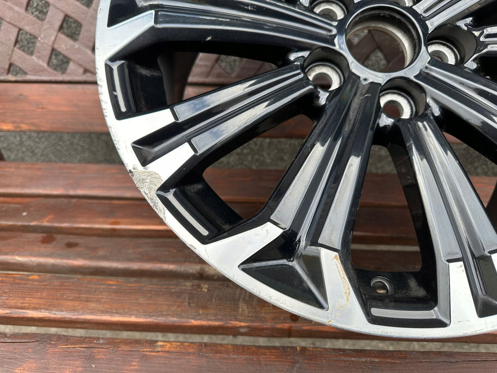 1x Alufelge 17 Zoll 7.5" 5x114.3 40ET Glanz Schwarz CMS-1029 Toyota Corolla FEL3486361526el