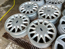 Laden Sie das Bild in den Galerie-Viewer, 4x Alufelge 16 Zoll 6.0" 4x108 49 5ET Glanz Silber Ford I Rim Wheel FEL9297206482kz