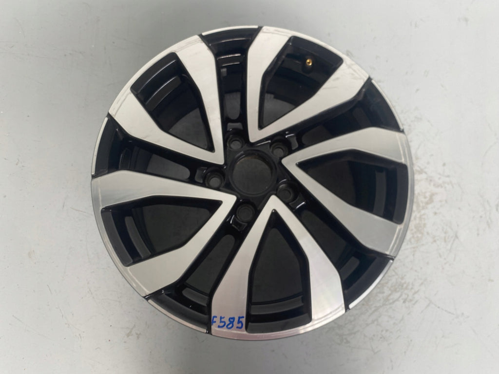 1x Alufelge 16 Zoll 7.0" 5x112 48ET Glanz Schwarz 5H0601025AC VW Golf Viii FEL6795830605la