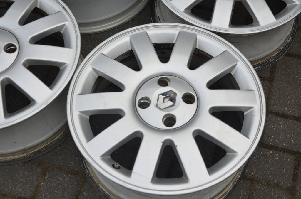 4x Alufelge 16 Zoll 6.5" 4x100 43ET Silber Renault Clio IV Iii Rim Wheel FEL8007993238fb