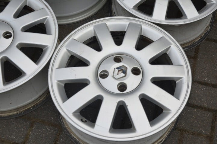 4x Alufelge 16 Zoll 6.5" 4x100 43ET Silber Renault Clio IV Iii Rim Wheel FEL8007993238fb