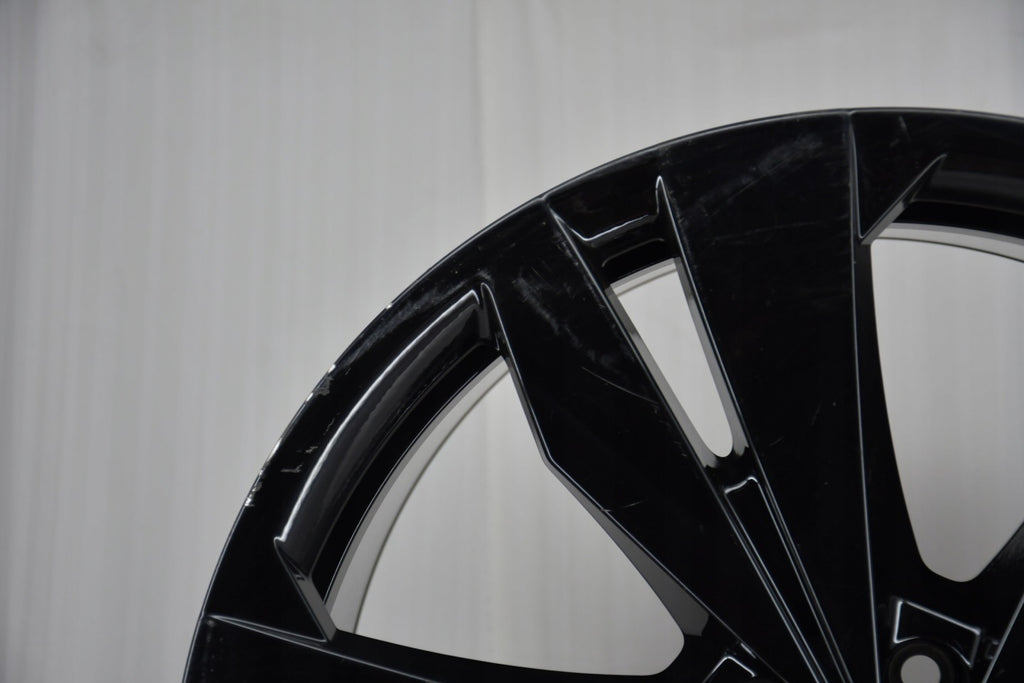 1x Alufelge 20 Zoll 10.0" 5x112 58ET Glanz Schwarz 1T3071490A VW Rim Wheel FEL2260099430hi